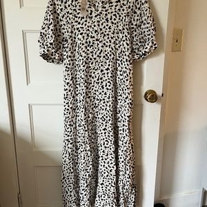 Leopard Print Maxi Dress